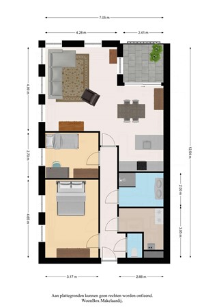Floorplan - Frans Staelstraat 1-01, 5281 CR Boxtel